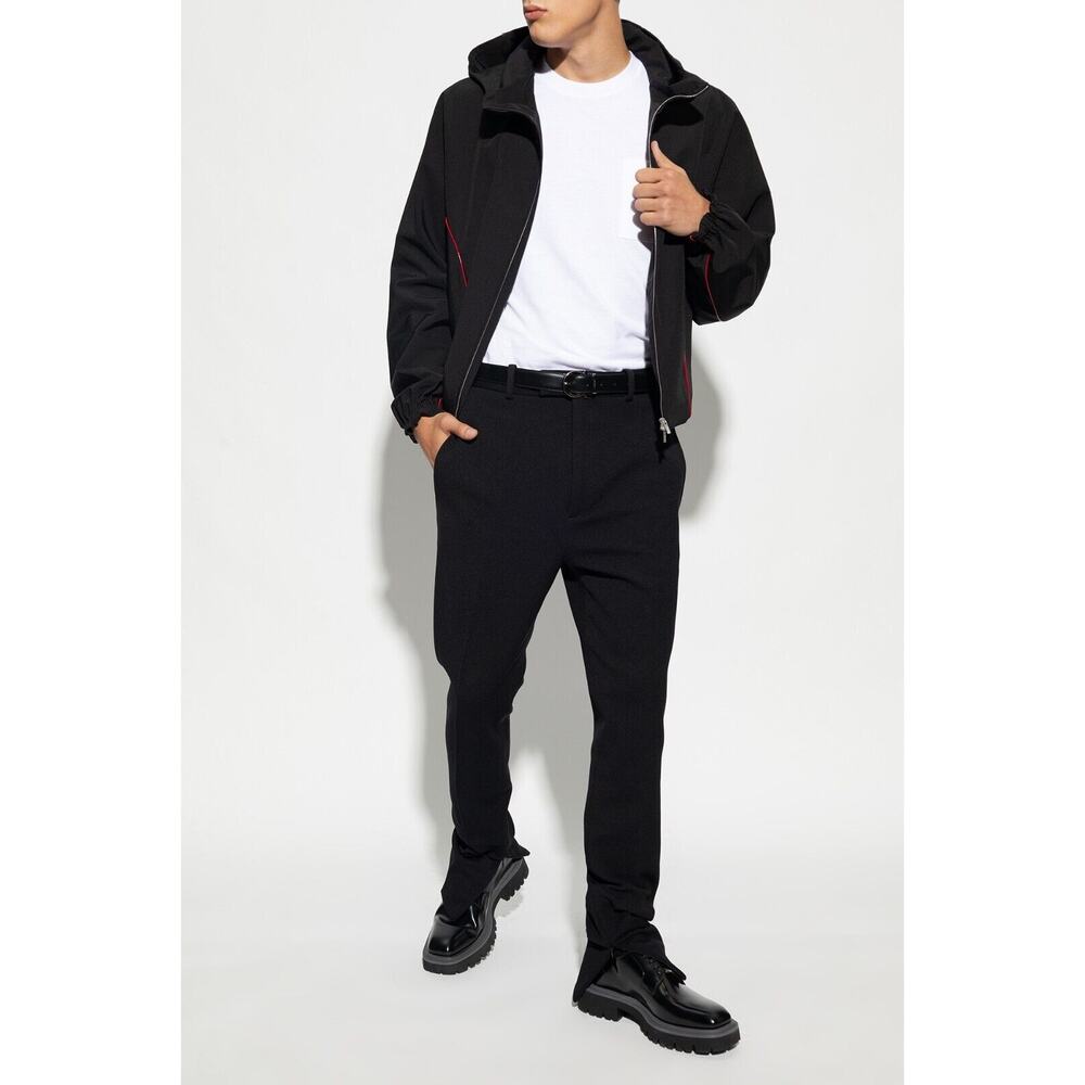 NIB FERRAGAMO FLICKER BLACK LEATHER LOGO PLATFORM LUG SOLE OXFORDS 9 M - Picture 2 of 13